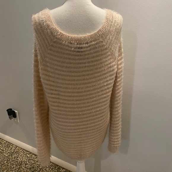 {Forever 21} pink fuzzy knitted sweater - Picture 2 of 3